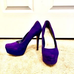 Purple Jessica Simpson Platform High Heels